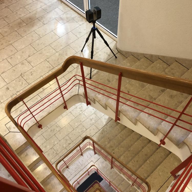 3D Treppenhausvermessung